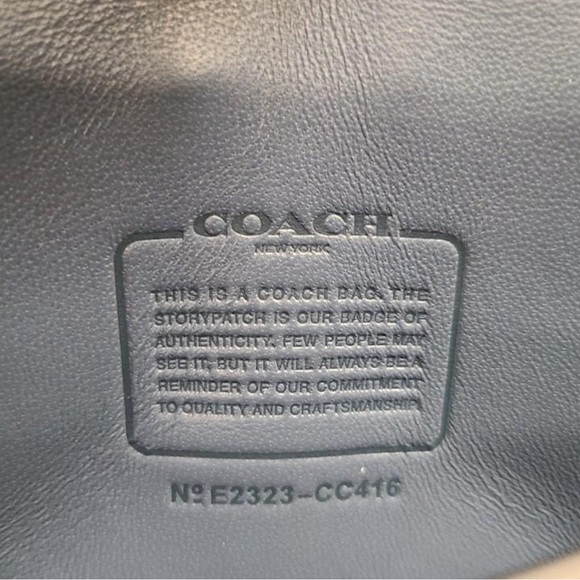 Coach Bandit Shoulder Bag in Denim - Picture 12 of 14